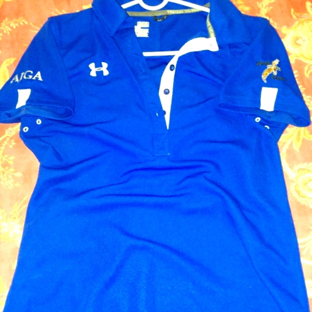Womens short sleeve under armour polo shirt